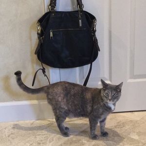 Cole Haan soft black leather bag